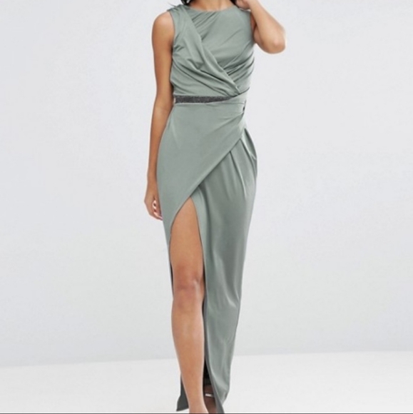ASOS Long Slit Dress - Picture 1 of 8